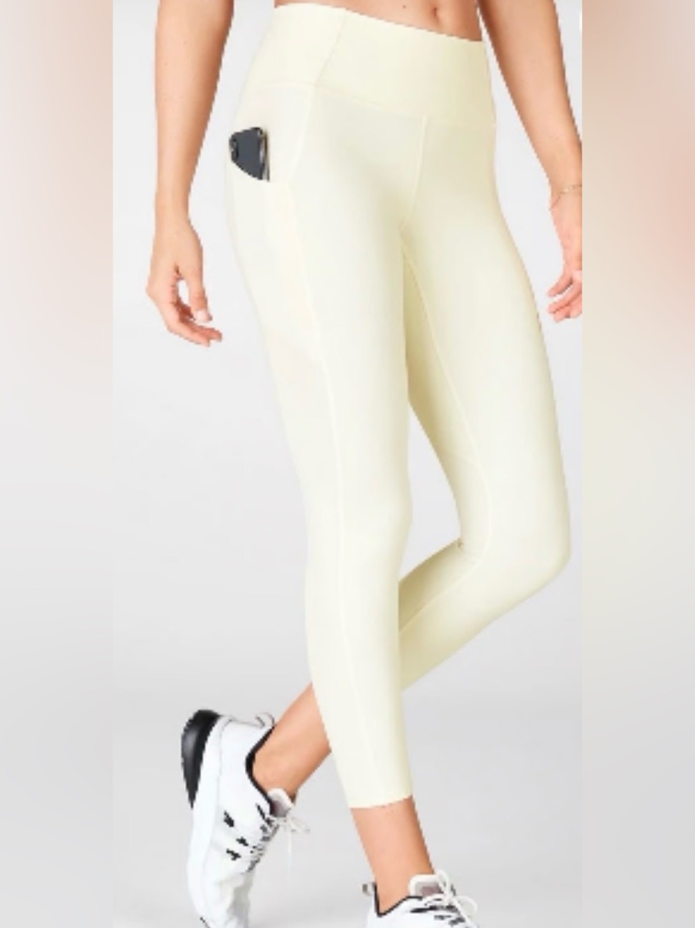 Fabletics PureLuxe White High-Rise Leggings